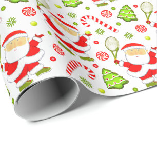 Tennis Holiday Gift Wrapping Paper Cadeaupapier
