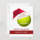 tennis Holiday Greeting Cards briefkaarten (Voorkant / Achterkant)
