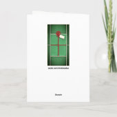 Tennis Holiday Greeting Kaarten (Achterkant)