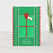 Tennis Holiday Greeting Kaarten (Voorkant)
