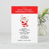 Tennis Holiday Partij Kaart (Staand voorkant)