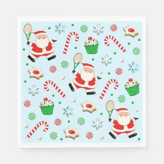 Tennis Holiday Partij Servet (Voorkant)