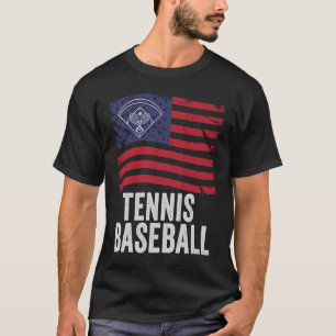 Tennis honkbal leuk spel voor alle leeftijden Perf T-shirt