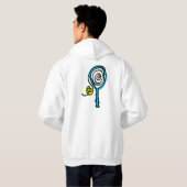 Tennis Hoody met een cool design (Achterkant volledig)