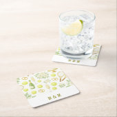 Tennis Huwelijk thema met Champagne Racket Ring Kartonnen Onderzetters (Insitu)