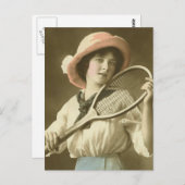 Tennis Iedereen Briefkaart (Voorkant / Achterkant)