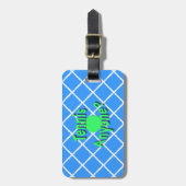 Tennis Iemand? Personaliseer Bagagelabel (Voorkant verticaal)