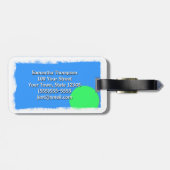 Tennis Iemand? Personaliseer Bagagelabel (Achterkant horizontaal)