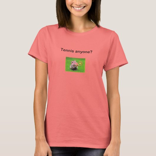 Tennis iemand? t-shirt (Voorkant)