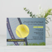 Tennis Iemand? Uitnodiging (Staand voorkant)