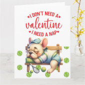 TENNIS Ik heb geen Valentijnsdag nodig Kaart (Gele Bloem)
