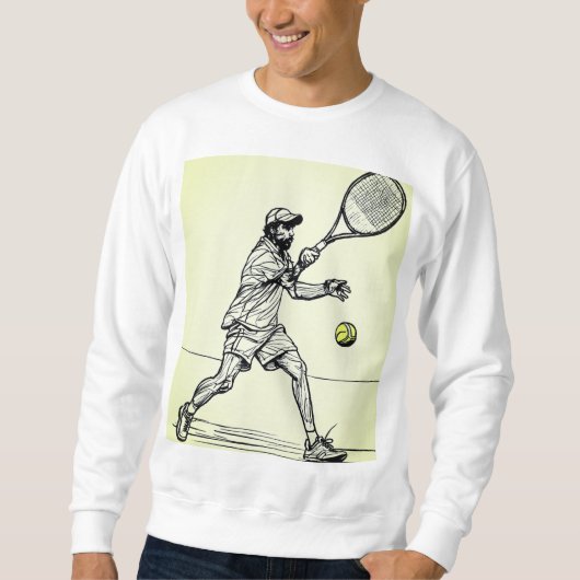 Tennis in actie trui (Voorkant)