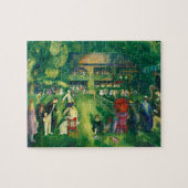 Tennis in Newport door George Bellows Legpuzzel (Horizontaal)