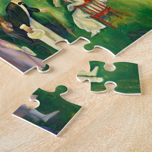 Tennis in Newport door George Bellows Legpuzzel (Zijkant)