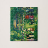 Tennis in Newport door George Bellows Legpuzzel (Verticaal)