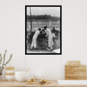 Tennis in Shanghai, China 1918 Poster (Keuken)