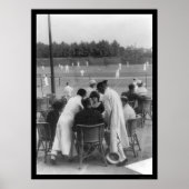 Tennis in Shanghai, China 1918 Poster (Voorkant)
