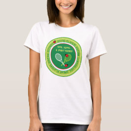 Tennis-inspiratie T-shirt