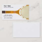 Tennis-instructie Visitekaartje (Voorkant / Achterkant)