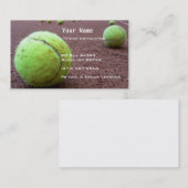 Tennis-instructie Visitekaartje (Voorkant / Achterkant)