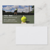 Tennis-instructie Visitekaartje (Voorkant / Achterkant)