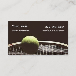 Tennis-instructie Visitekaartje