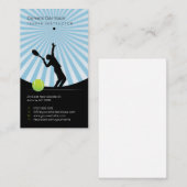 Tennis Instructor | Beroepsbeoefenaars Visitekaartje (Voorkant / Achterkant)