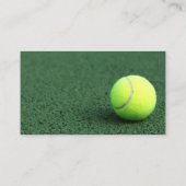 Tennis Instructor Professional Visitekaartje (Achterkant)