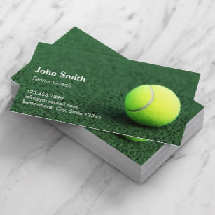 Tennis Instructor Professional Visitekaartje