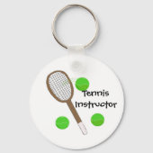 Tennis Instructor Sleutelhanger (Voorkant)