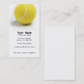 Tennis Instructor Visitekaartje (Voorkant / Achterkant)