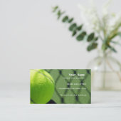 Tennis Instructor Visitekaartje (Staand voorkant)