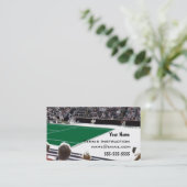 Tennis Instructor Visitekaartje (Staand voorkant)