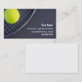 Tennis Instructor Visitekaartje (Voorkant / Achterkant)