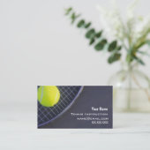 Tennis Instructor Visitekaartje (Staand voorkant)