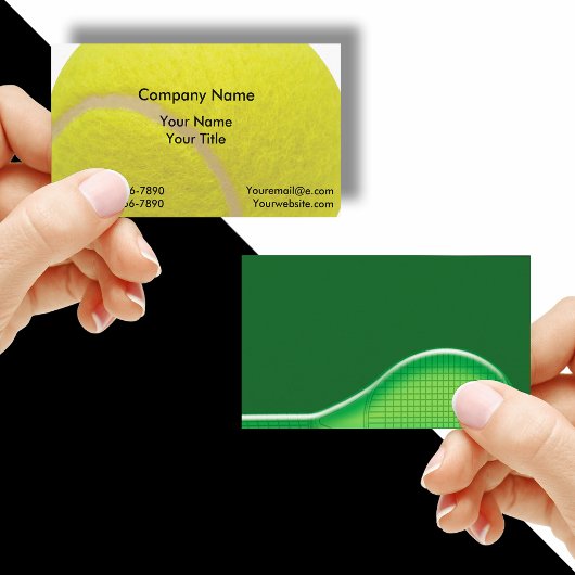 Tennis Instructor Visitekaartjes