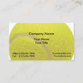 Tennis Instructor Visitekaartjes (Voorkant)