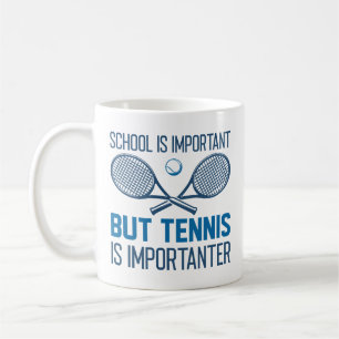 Tennis is belangrijk koffiemok
