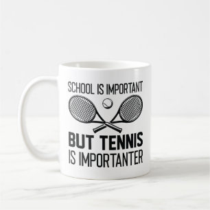 Tennis is belangrijk koffiemok