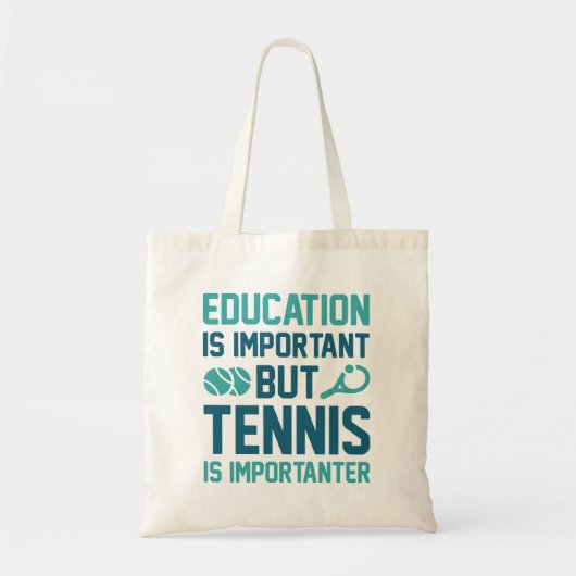 Tennis is belangrijk tote bag (Voorkant)