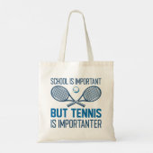 Tennis is belangrijk tote bag (Achterkant)