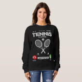 Tennis Is Calling I Must Go Squash Hobby Tennis Trui (Voorkant volledig)