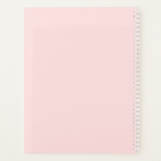 Tennis is cool planner (Achterkant)