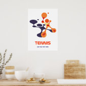 tennis is een cool spel poster (Keuken)
