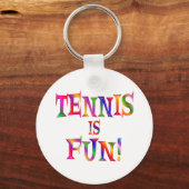 Tennis is Fun Sleutelhanger (Voorkant)