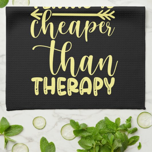 Tennis is goedkoper dan therapie theedoek (Gevouwen)