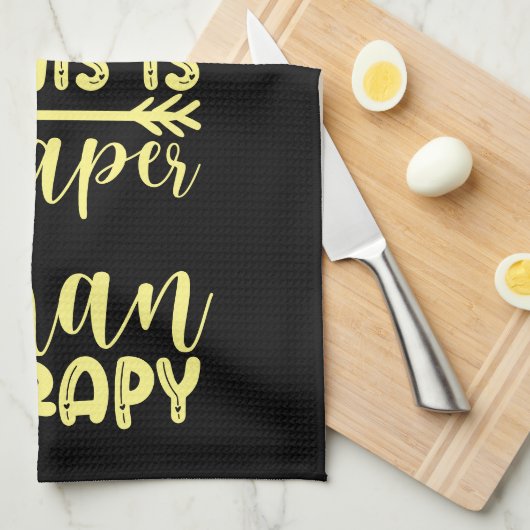 Tennis is goedkoper dan therapie theedoek (Quarter Fold)