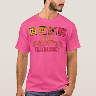 Tennis is het grappige element van tennis t-shirt