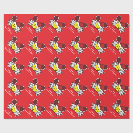 Tennis is juist SMASHING Cadeaupapier (Vlak)