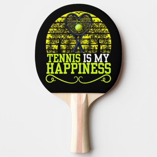 Tennis is mijn geluk tafeltennisbatje (Voorkant)